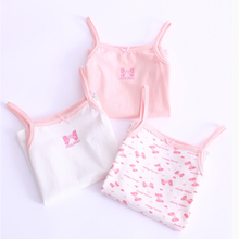 3pcs 2018 Girls Tanks Children Vest Beach Clothing Baby Girl Summer Wear Tops Cotton Sleeveless  XJD8569 2024 - buy cheap