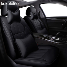 kokololee custom real leather car seat cover for Ford kuga EDGE Explorer Mustang Ranger Everest Mondeo focus2 3 car seats style 2024 - buy cheap
