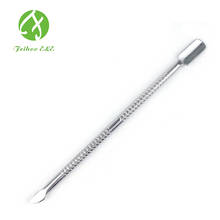 Double Sides Stainless Steel Push Essential Cuticle Spoon Pusher Nail Art Tools Pedicure Manicure Cuticle Pusher 2024 - buy cheap