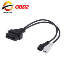 2019 For Audi for Skoda  for VW VAG 2x2 KKL 2x2 to 16 Pin OBDII OBD2 Diagnostic Adaptor Cable free shipping 2024 - buy cheap