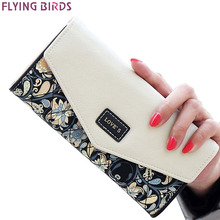 FLYING BIRDS wallet for women wallets brands purse dollar price printing designer purses card holder coin bag female LM4163fb 2024 - buy cheap
