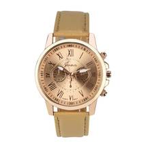 Women's watches brand luxury fashion ladies watch Roman Numerals watch band leather Analog Quartz Watch clock Wholesale AP4 2024 - buy cheap