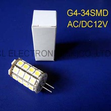 Lámparas LED de alta calidad AC/DC12V G4, G4 luces led de cristal GU4, lámpara 12VAC G4, GU4 bombillas LED, envío gratis, 20 unids/lote 2024 - compra barato