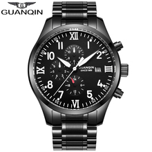 GUANQIN clock Automatic Mechanical Men's Watches Top Brand Luxury Waterproof date Calendar Leather Wristwatch Relogio Masculino 2024 - buy cheap