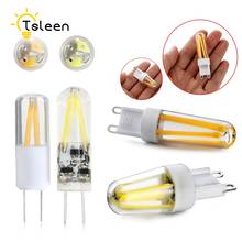 TSLEEN G4 G9 LED Lamp AC 220V DC/AC 12V 1.5W 2W 3W 5W COB SMD LED Dimmable Lights replace Halogen Spotlight Chandelier Lighting 2024 - buy cheap