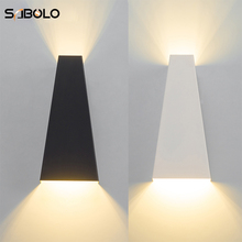 LED Wall Lamp Outdoor Waterproof Lighting Fashion Wall Sconce Bedroom Wall Light Aluminum Body Home Lighting White&Black Lamps 2024 - buy cheap