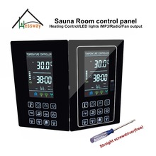 110V 220V Multi-Function Sauna Room Temperature Controller with AUX Output LED or Oxygen Bar 2024 - buy cheap