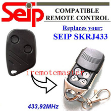 Seip skrj433 controle remoto para porta de garagem, 2 peças substituição para porta de garagem, código rolante 433,92mhz muito 2024 - compre barato