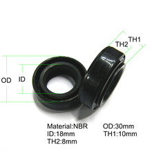 10PCS  Shaft Oil Seal DC 18*30*8/10 Rubber Covered Double Lip With Double Garter Spring/Size:18mm*30*8mm*10mm 2024 - buy cheap