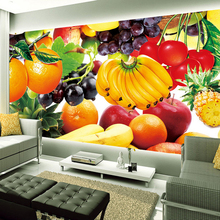 Mural de papel de parede foto 3d personalizado frutas frescas restaurante sala de estar sala de tv mural de decoração de interiores para casa design de arte 2024 - compre barato