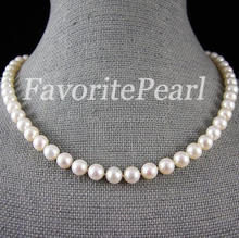 Pearl Necklace - AAA 7.5-8MM 17-18 Inches White Color Freshwater Pearl Necklace Perfect Gift Bridesmaid Wedding Jewelry 2024 - buy cheap