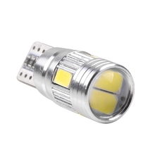 YSY 200 шт. 12v T10 светодиодные лампы Canbus 194 168 w5w белый 5630 6SMD Светодиодная лампа габаритные фонари для автомобиля, Wedge Bulb 2024 - купить недорого