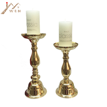 IMUWEN Metal Candle Holders Flower Vase Gold Candelabra Fashion Wedding Candle Stand Exquisite Candlestick Table Home Decor 2024 - buy cheap