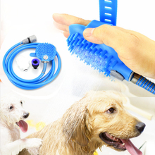 Pet bath nozzle Bathing Tool Comfortable Massager Shower Tool Cleaning Washing Bath Sprayers Palm-Sized Dog Scrubber Sprayer 2024 - buy cheap