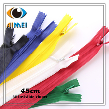 3# Nylon Invisible Zipper 45Cm Sewing Zippers For Clothing Resin Zipper Sewing Accessories Shoe Repair Zip Fastener For Clothes 2024 - buy cheap