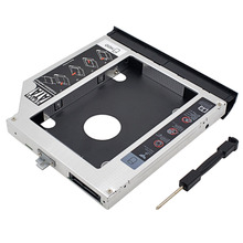 Дополнительный жесткий диск HDD Caddy 12,7 мм жесткий диск SSD SATA III Корпус жесткого диска с светодиодный для Dell Latitude E5400 E5410 E5420 E5500 E5510 E5520 DVD-ROM 2024 - купить недорого