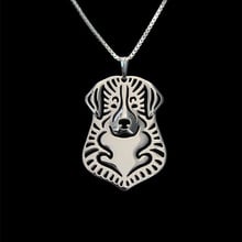 Bernese Mountain dog jewelry pendant necklace women gold silver plated  necklace 2024 - buy cheap