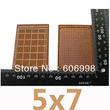 10pcs/lot DIY Prototype Paper PCB Universal Test Board Experimental Matrix Circuit Board Protoboard 5x7cm 2024 - buy cheap