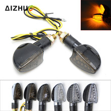 Acessórios para motocicleta, led piscante sinal de seta para bmw k1200r f650 kawasaki zx9r zx7r zx12r suzuki intruder 800 cb500x 2024 - compre barato