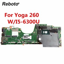 Placa-mãe para laptop lenovo yoga 260, sr2f0, cpu I5-6300U 4 aizs3 mb 100% testada, envio rápido 2024 - compre barato