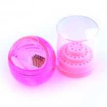 Acrylic Nail Drill Bits Storage Box Holder Display Cleaning Box Nail Files Container Milling Cutter Case Manicure Accessories 2024 - buy cheap