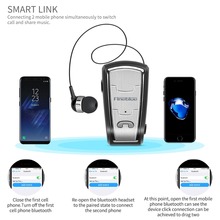 Fineblue FQ208 Mini Wireless Bluetooth Earphone telescopic Business Handsfree Calls Stereo sport earphones with Mic 2024 - buy cheap