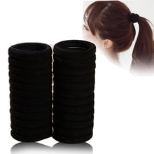 30pcs/lot Hair Accessories for Girls Scrunchies Elastic Hair Bands Black Hair Rope Rings Ropes Gum Ponytail Holders Rubber Bands 2024 - buy cheap
