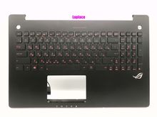 New Russian Backlit keyboard for Asus G550JK GL550JK black Palmrest Upper case 90NB04L3-R31RU0 2024 - buy cheap