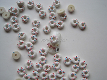 RC122-5 30pcs Cute Donut Shape Nail Resin Decoration Outlooking 2024 - buy cheap