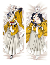 Touken Ranbu Hanamaru Anime Dakimakura chico guapo Tsurumaru Kuninaga abrazando cuerpo almohada Dakimakura caso de la cubierta 2024 - compra barato