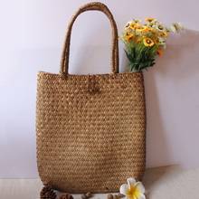 LJL Women Fashion Designer Lace Handbags Tote Bags Handbag Wicker Rattan Bag Shoulder Bag Shopping Straw Bag 2024 - buy cheap