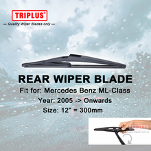 Rear Wiper Blade for Mercedes Benz ML Class (2005-Onwards) 1pc 12" 300mm W164 W166 Rear Windscreen Wipers 2024 - buy cheap
