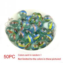 50pcs 16MM Marbles Coloured Glaze Glass Bead Marbles Classic Reminiscence Children Classic Toys 2024 - buy cheap