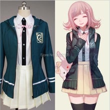 Japanese Anime Super DanganRonpa Chiaki Nanami Uniform Jacket White Skirt Anime Halloween Cosplay Costumes For Women Custom Made 2024 - buy cheap