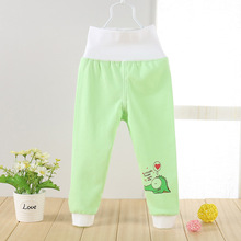 Новые весенне-осенние штаны для маленьких мальчиков и девочек, качественные детские брюки с высокой талией, хлопковые детские брюки, детские леггинсы, носки, розничная продажа 2024 - купить недорого