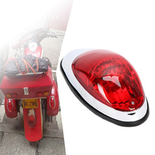 12v Motorcycle Tail Brake Lights Red Lens Moto Auxiliary Light Tail Lamp for Harley Suzuki Yamaha Honda Shadow 400 750 2024 - buy cheap