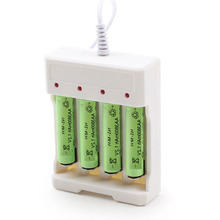 4 шт., аккумуляторные батарейки AA GTF 1,2 В, 3800 мА/ч, Ni-MH + 1 USB зарядное устройство для батарей AA/ AAA 2024 - купить недорого