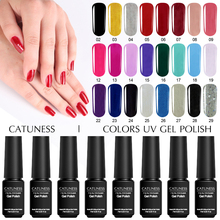 CATUNESS Lucky Colorful Semi-Permanent Gel Hybrid Lacquer 29 Colors Nail Polish Long-Lasting Soak Off Uv Lucky Gel Lacquer 2024 - buy cheap