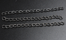 FLTMRH-cadena extensora de joyería, 60 unidades/lote, 50mm, extensor de cola, gotas con cierres de langosta, collar, pulsera 2024 - compra barato