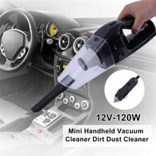 2019 Portable Car Vacuum Cleaner Low Noise 12v 120w Dirt Dust Cleaner Collector Auto Car Mini Handheld Cleaning Appliances 2024 - buy cheap