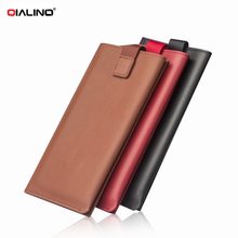 QIALINO for Apple i6s i6 i7 Purse Bag Genuine Leather Wallet Pouch Phone Case for iPhone 7 iPhone6s Plus Smartphone Cover Shell 2024 - buy cheap