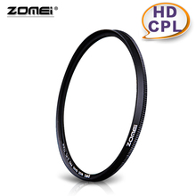 ZOMEI-Polarizador Circular HD CPL de 77mm, montaje giratorio de Filtro de vidrio multicapa de 49/52/55/62/67/72/77/82mm 2024 - compra barato