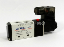 2-позиционные пневматические электромагнитные клапаны AirTAC 3/8 дюйма, 5 портов, 4V310-10, пневматический регулирующий клапан, 12 В, 24 В, 110 В, 220 В 2024 - купить недорого