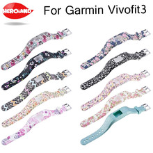 Correa de silicona deportiva para reloj Garmin Vivofit, colorida, 3 patrones, para Garmin JR /JR2 2024 - compra barato