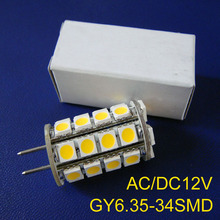 Lámparas LED GY6.35 de alta calidad, 5050 AC12V, G6.35, luces led de cristal GY6, lámpara 12VAC/DC GY6.35, 12 unids/lote 2024 - compra barato