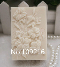 wholesale!!!1pcs Square Small Flowers (zx245) Silicone Handmade Soap Mold Crafts DIY Moulds 2024 - buy cheap