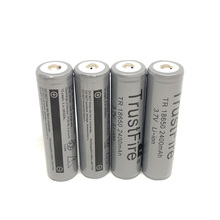 Trustfire-trustfire-bateria de lítio 18650 3.7v e 2400mah com bateria recarregável, lanterna, câmera 2024 - compre barato