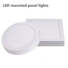 Panel de luz Led para montaje en superficie, lámpara de luz LED redonda de 9w, 15w, 25w, 1 unidad, AC85-265V SMD2835 2024 - compra barato