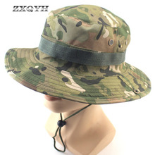 ZXQYH тактическая снайперская камуфляжная шляпа Бонни непальская Кепка Военная армейская Мужская кепка уличная походная солнцезащитная Кепка для походов 2024 - купить недорого