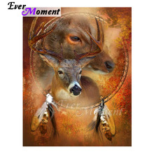 Ever Moment Diamond Painting Decoration For Home Deer 5D DIY Full Square Drill Mosaic Diamond Embroidery Decoration ASF1491 2024 - buy cheap